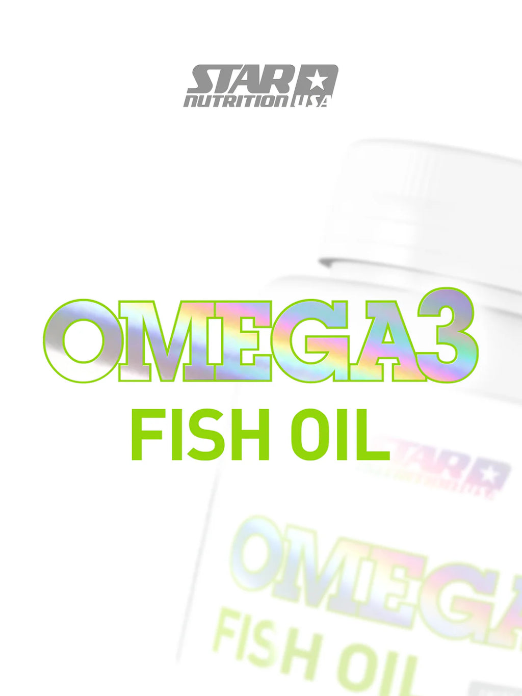 Omega 3 Star Nutrition Fish Oil 60 cápsulas