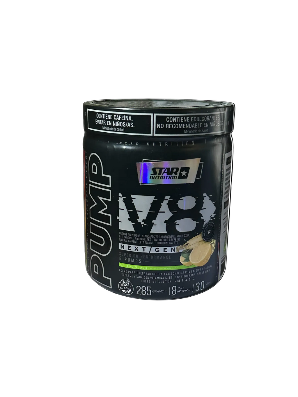 Pre-Entreno Pum V8 Star Nutrition Citrus Slush 285g